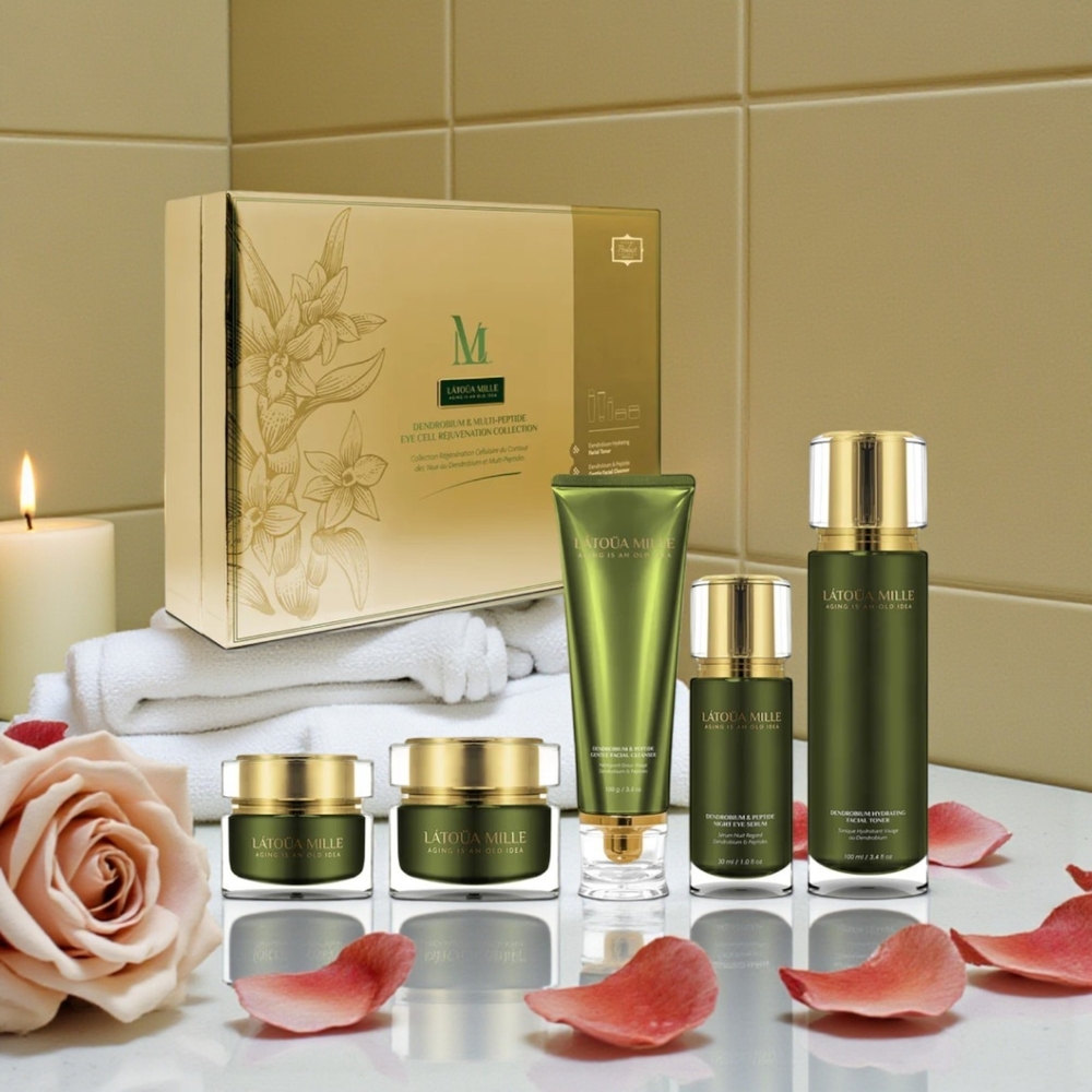 Latoua Mille Dendrobium & Multi-Peptide Eye Cell Rejuvenation Collection
